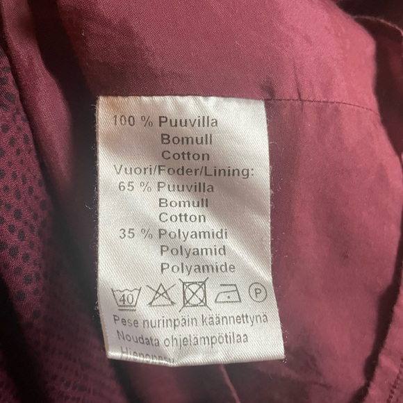 Marimekko Plum Mini Dress - Picture 6 of 7